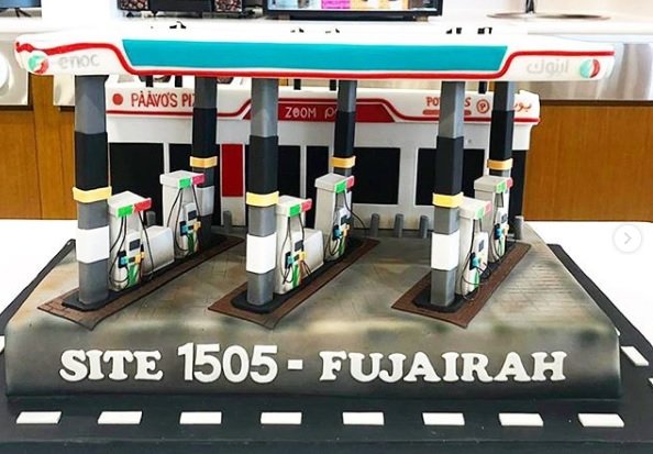 Enoc Petrol Pump Cake